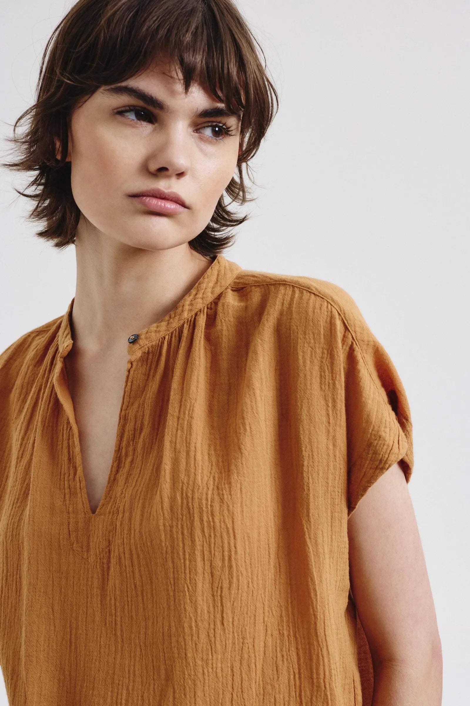 Pomandere - 9491 Shirt Apricot