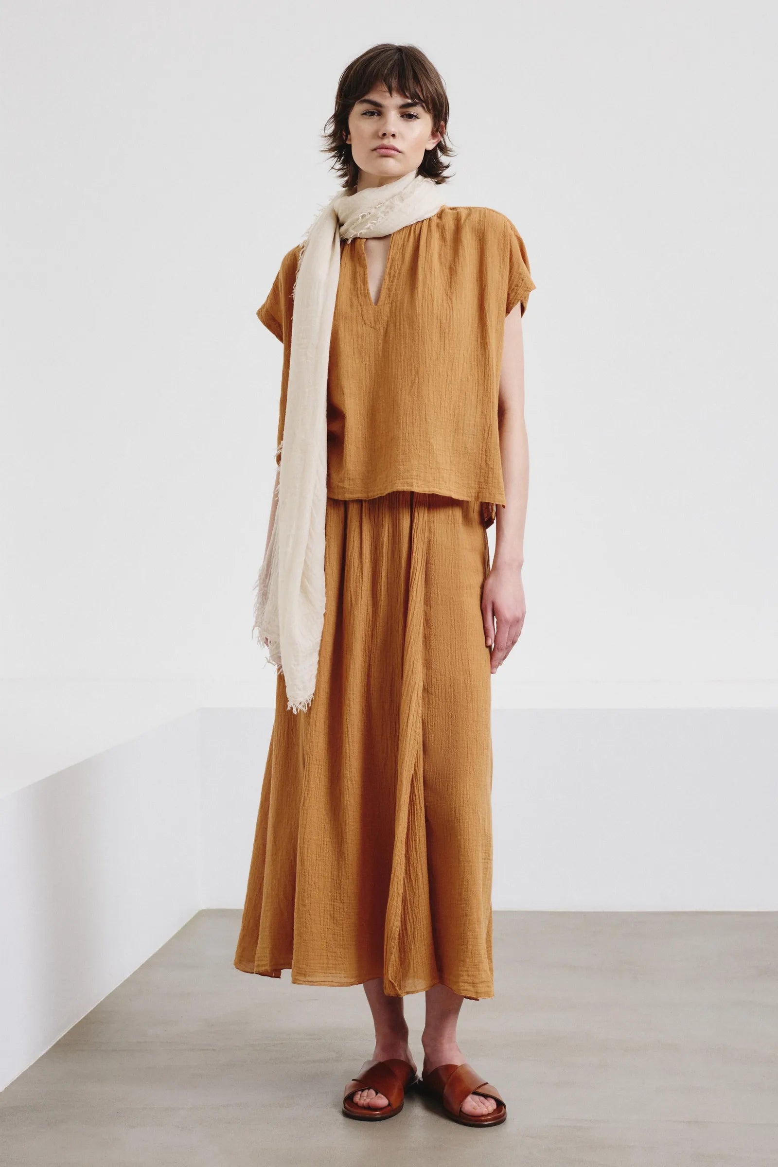 Pomandere - 9491 Shirt Apricot