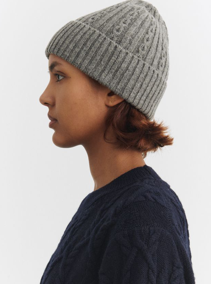 Fub - Lambswool Hue steel melange.
