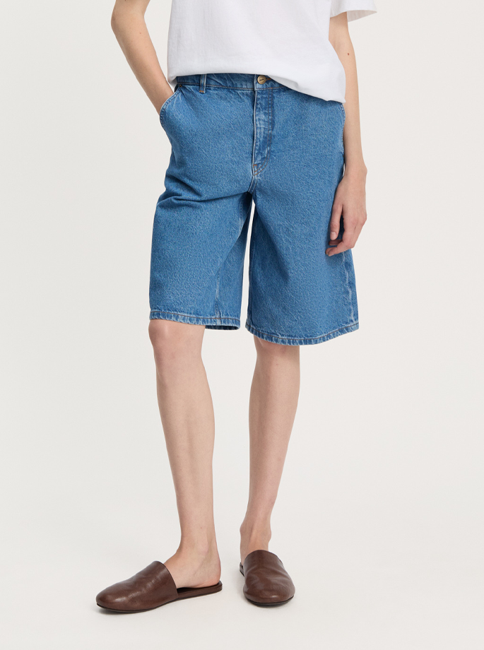 Aiayu - Carlo Denim Shorts Clear Blue