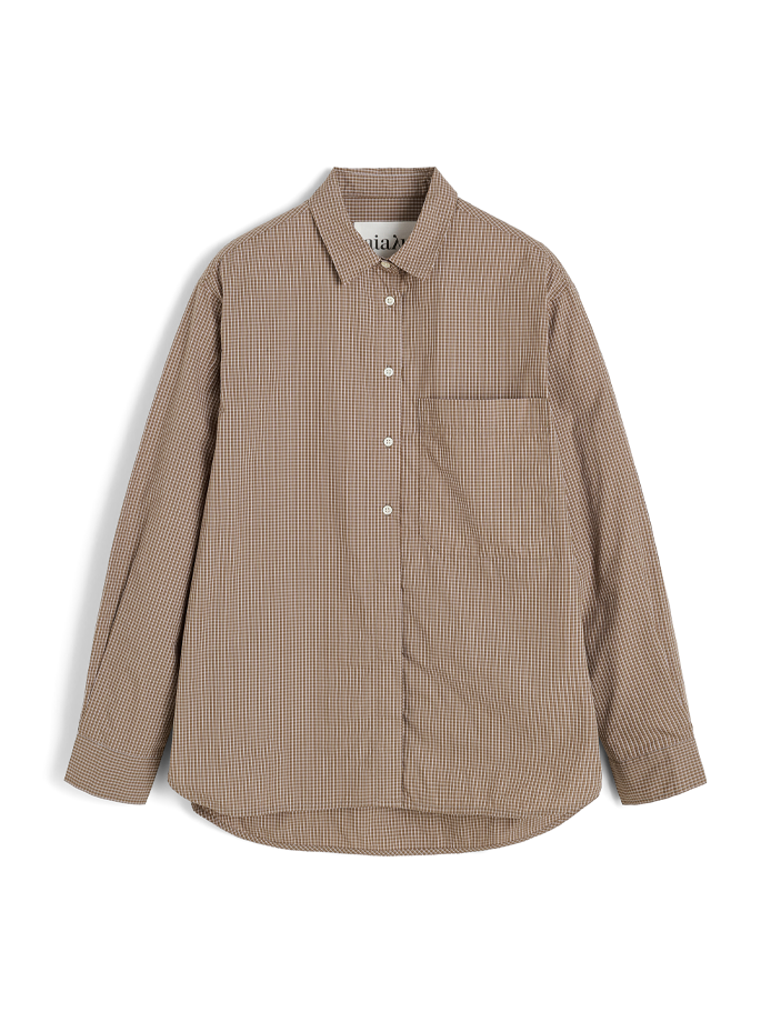 Aiayu - Lynette Shirt Check Mix Fossil