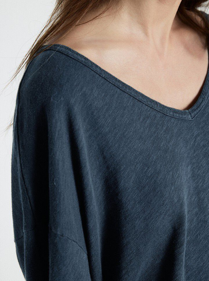 American Vintage - Sonoma Blouse Navy Blue Vintage