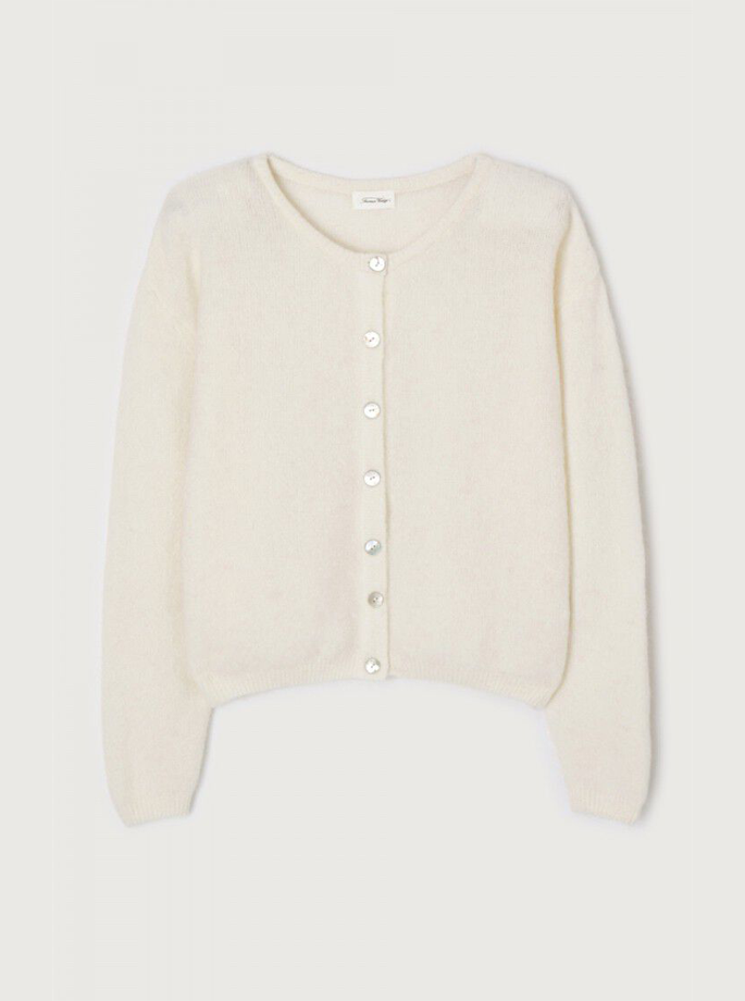 American Vintage - Vitow Cardigan White