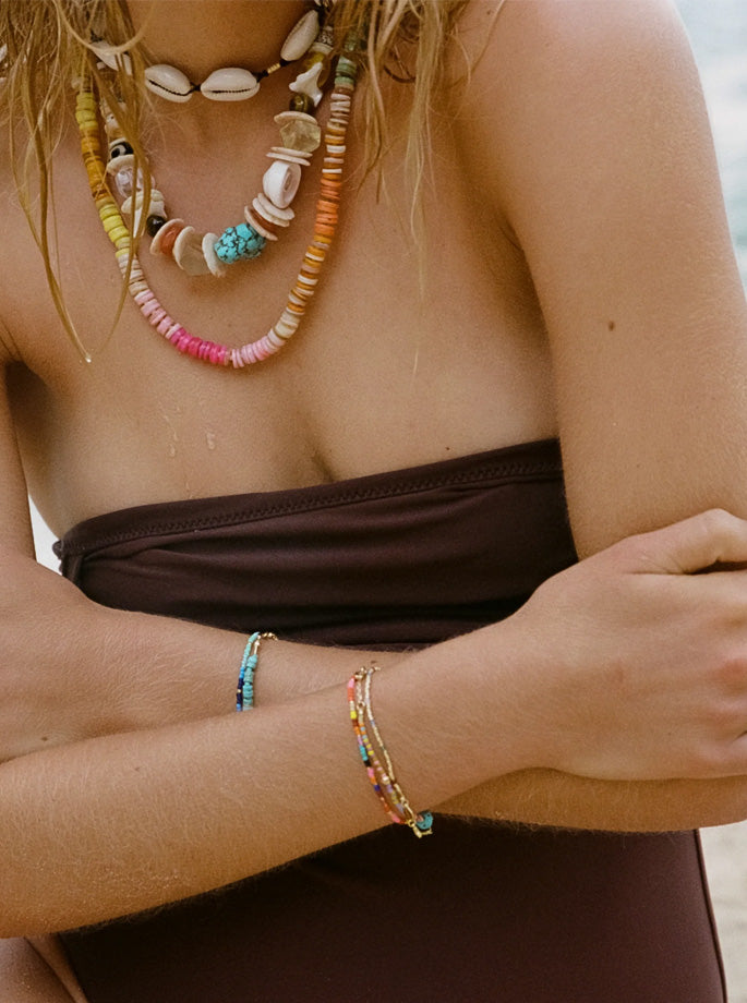 Anni Lu - Tie-dye Bracelet Blue Crush