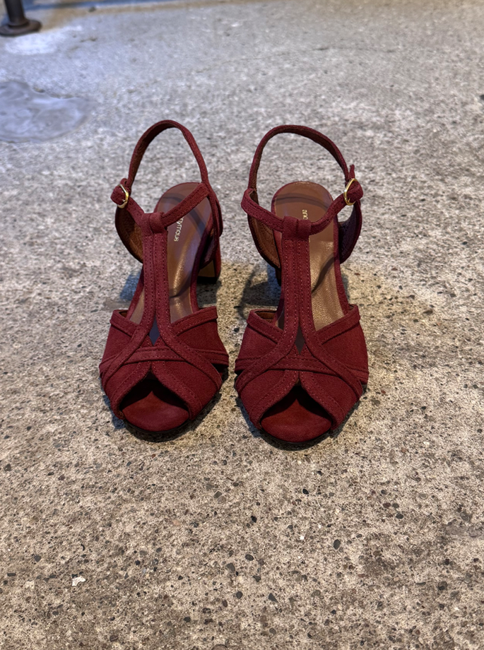 Anonymous - Therese 55 Calf suede Pomegranate