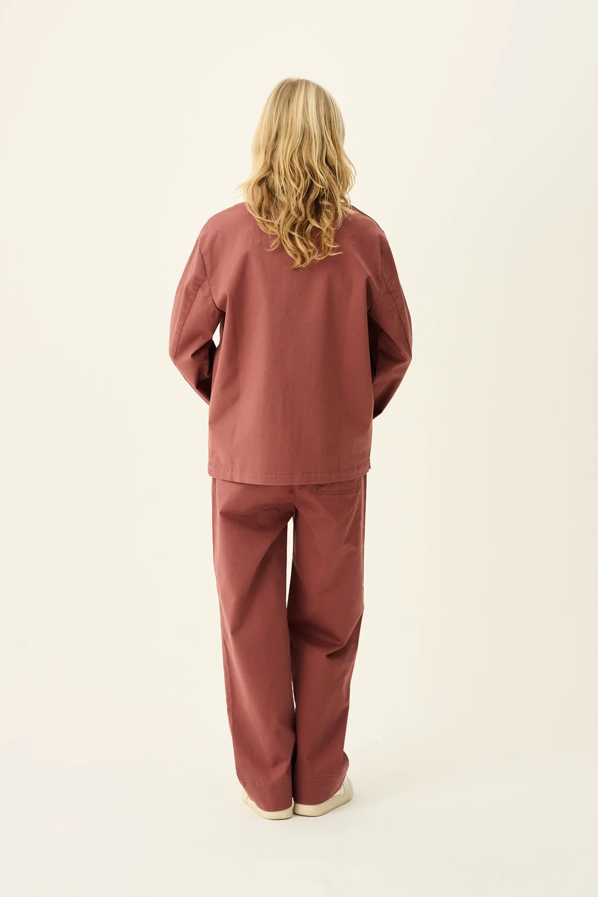 Rue De Tokyo - Cameron Organic Twill Jacket Berry Rose