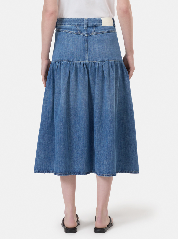 Closed - Balloon Mid Skirt Mid Blue