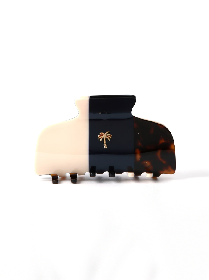 Fan Palm - Hair Clip Indigo Blaze