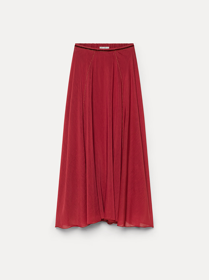 Forte Forte - My Skirt Flared Pomegranate