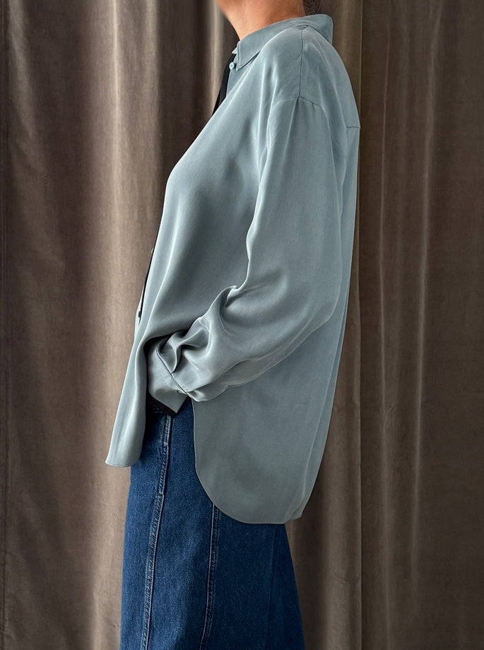 Forte Forte - Chic Cupro Shirt cadet