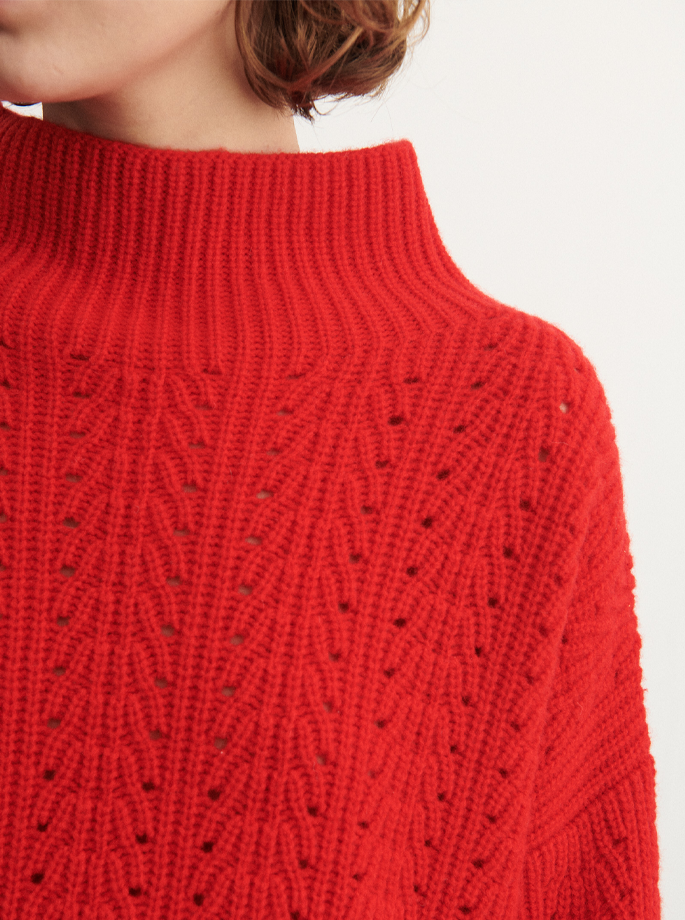Fub - Lambswool Knit Signal Red