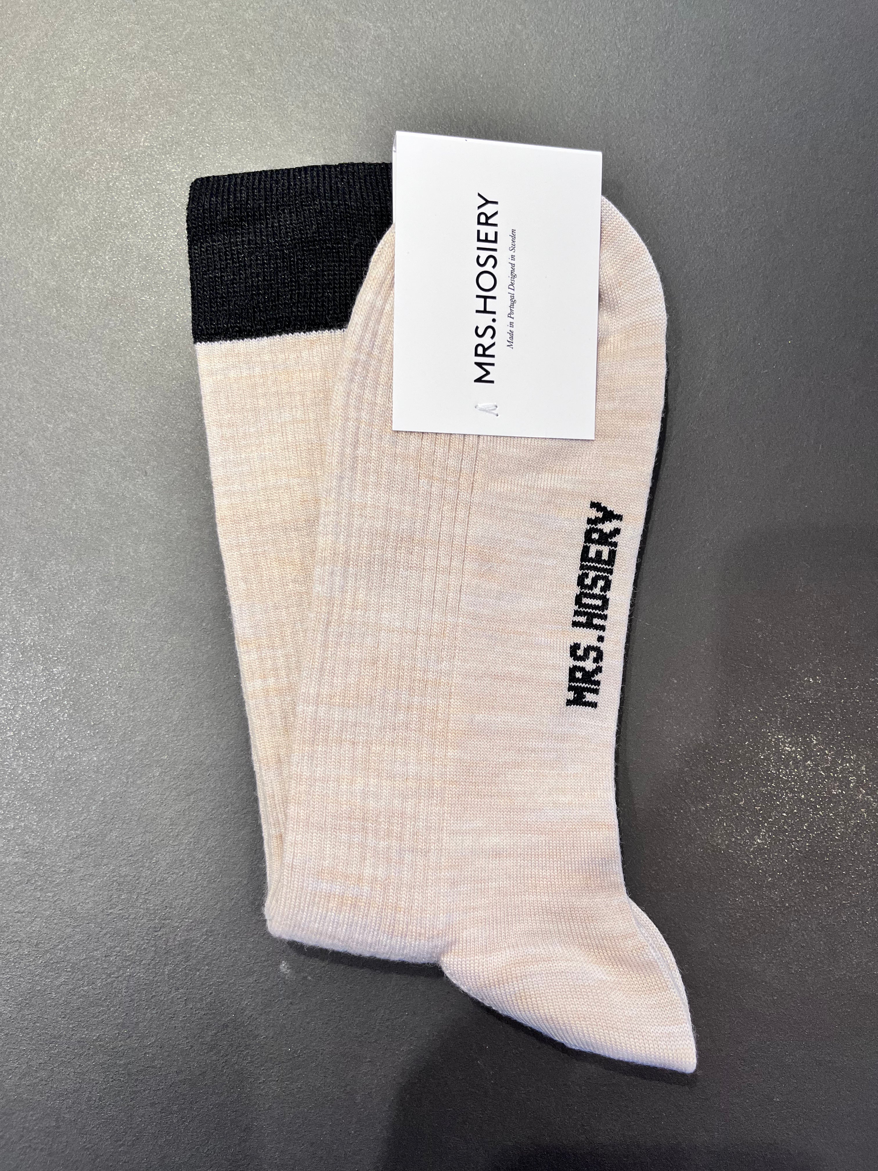 Mrs. Hosiery - Merino Socks Light Grey