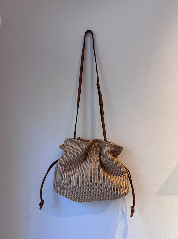 Infinito 2012 - Camilla Bag Raffia Large Brown
