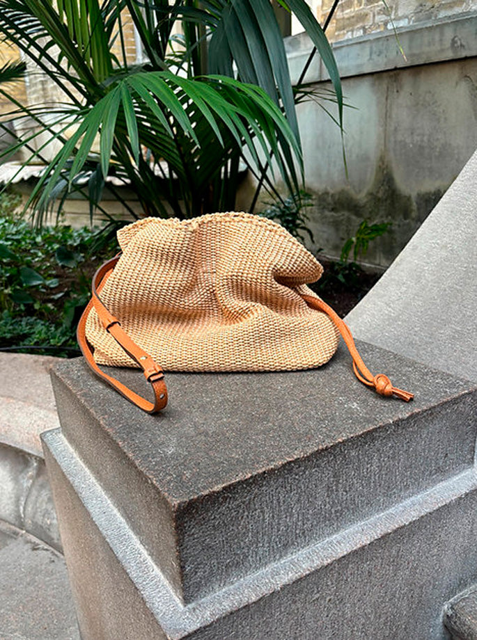 Infinito 2012 - Camilla Bag Raffia Large Brown