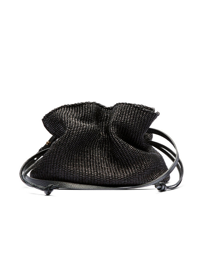 Infinito 2012 - Camilla Bag Raffia Large Black