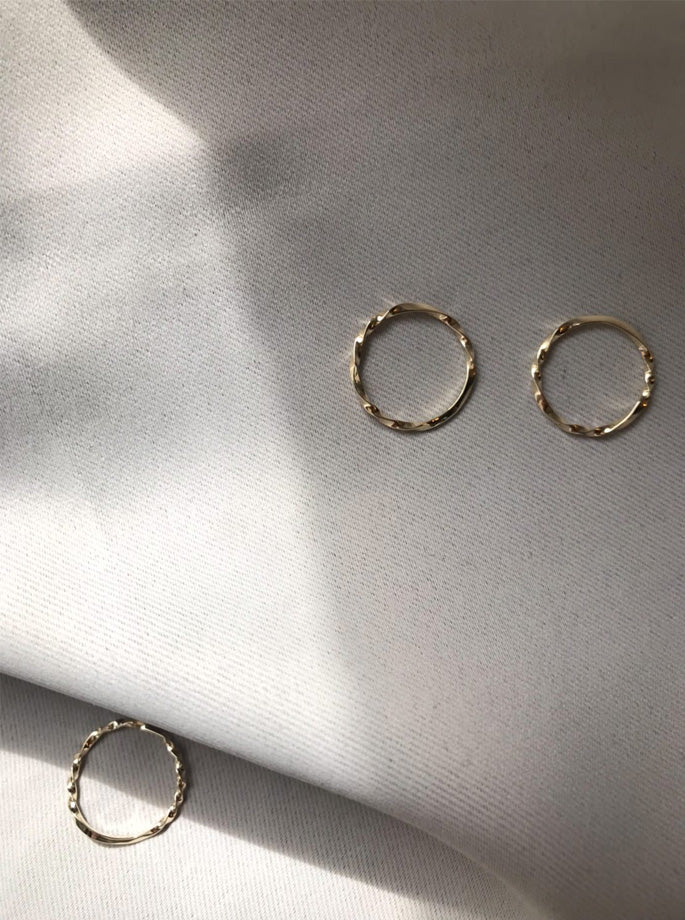 Nordenstam - Twisted Sea Solid Gold Ring