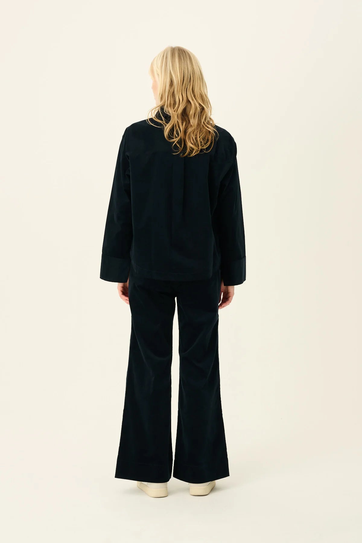 Rue De Tokyo - Prudie Dyed Twill Pants Dark Navy