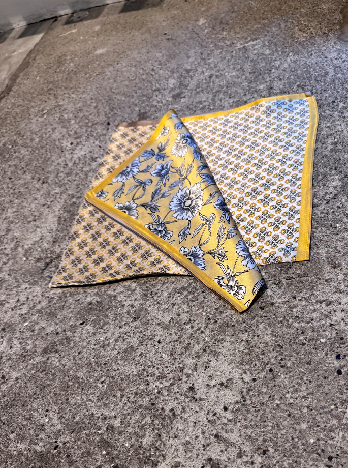 Pleated - Dagny Large Scarf Yellow