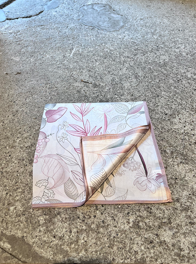 Plisse - Merrit Tørklæde Rose