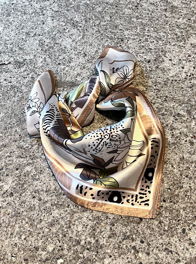 Plisse - Modeno Tørklæde Beige