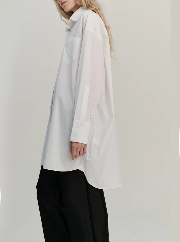 Rhea - 112 Shirt Dress White
