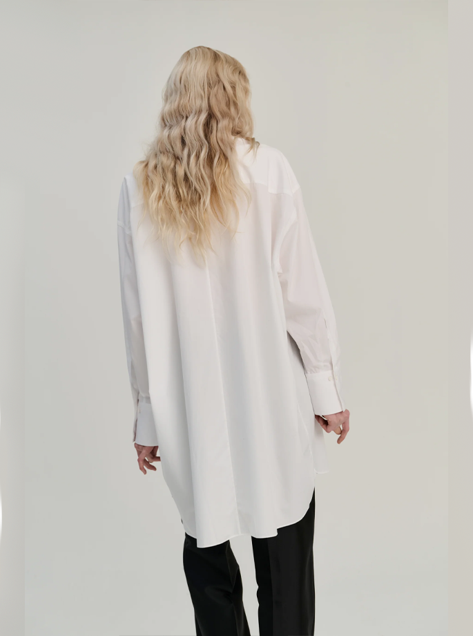 Rhea - 112 Shirt Dress White