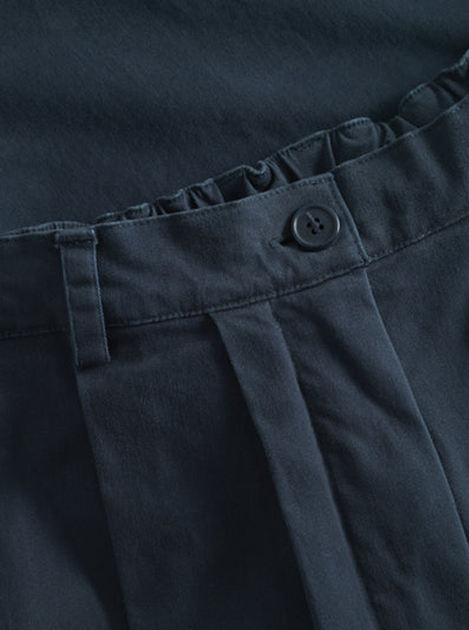 Rue De Tokyo - Prudie Dyed Twill Pants Dark Navy