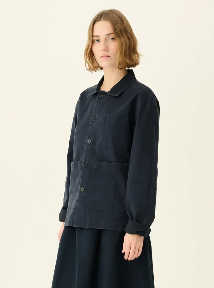 Rue De Tokyo - Cameron Organic Twill Jacket Dark Navy
