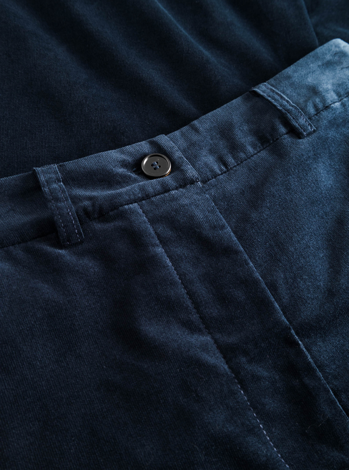 Rue De Tokyo - Prudie Dyed Twill Pants Dark Navy