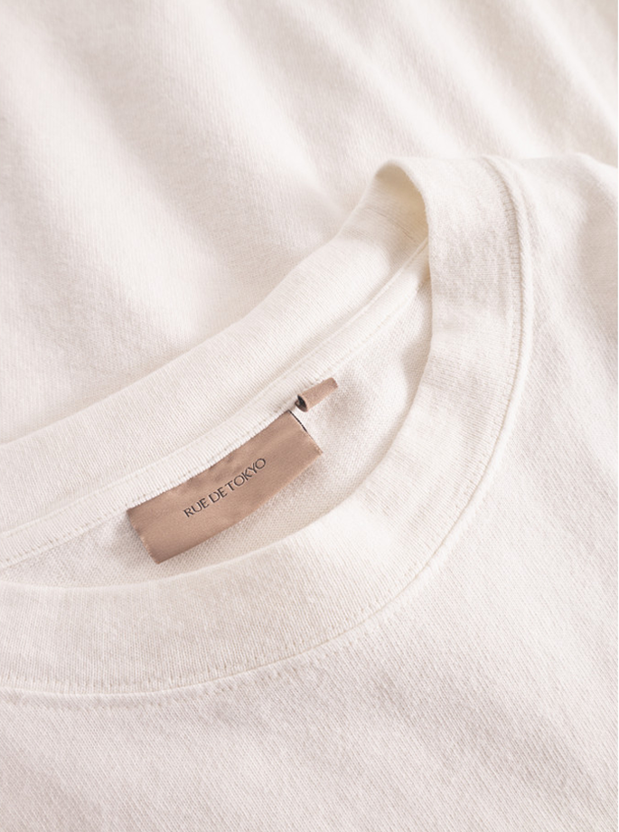 Rue De Tokyo - Teagan T-Shirt Parchment Hvid
