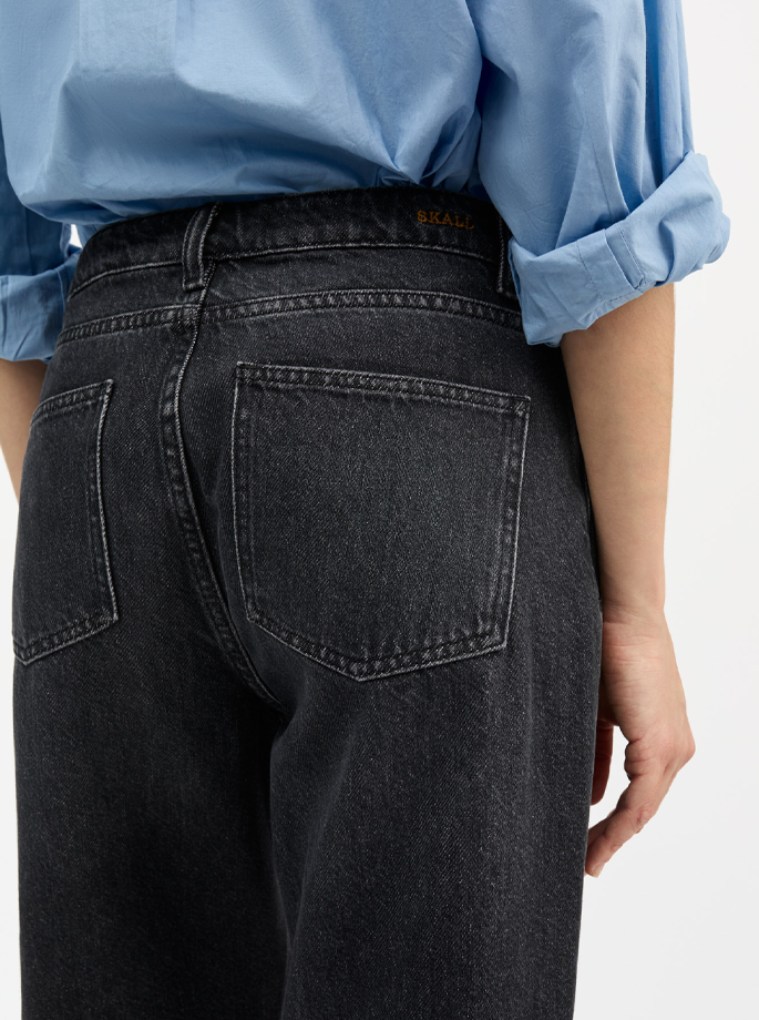 Shell - Allison Cropped Jeans Vintage Washed Black