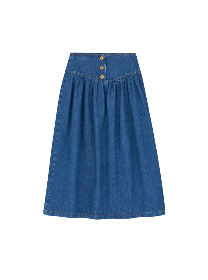Shell - Dolly Skirt Vintage Washed Blue