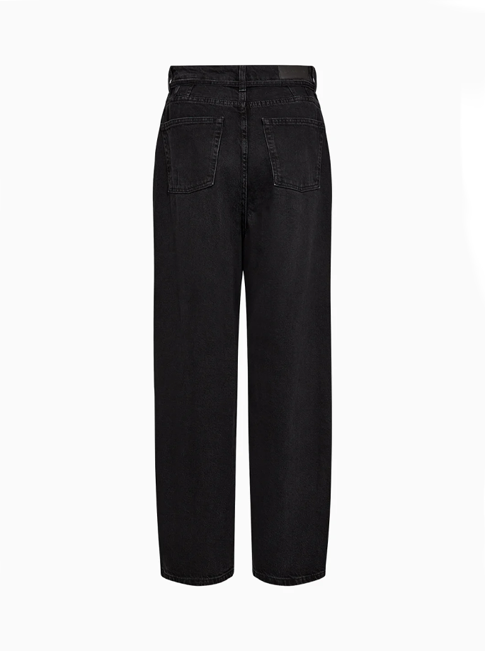 Danish Tomorrow Denim - Kaia Slung Belt Jeans in Heritage Black