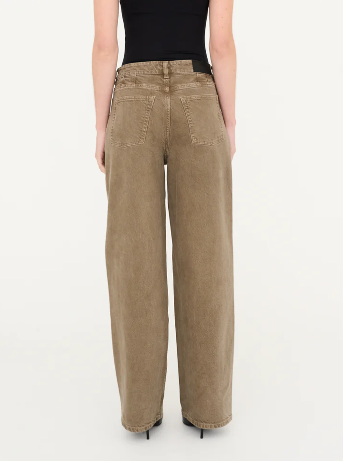 Tomorrow Denim - Kaia Slung Jeans Khaki