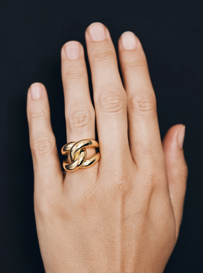 Trine Tuxen - Ability Ring gold-plated sterling silver