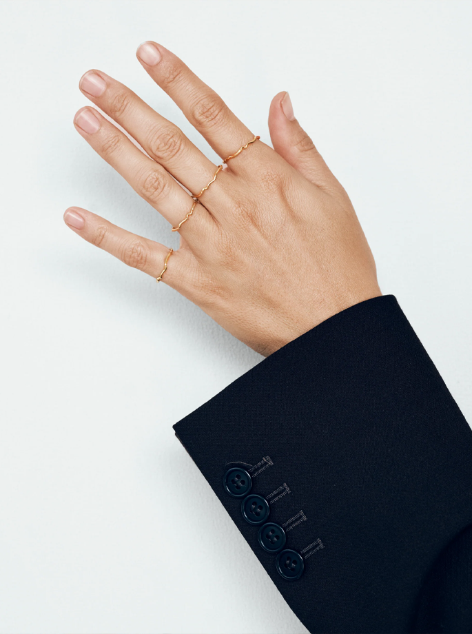 Trine Tuxen - Bea Ring gold-plated sterling silver