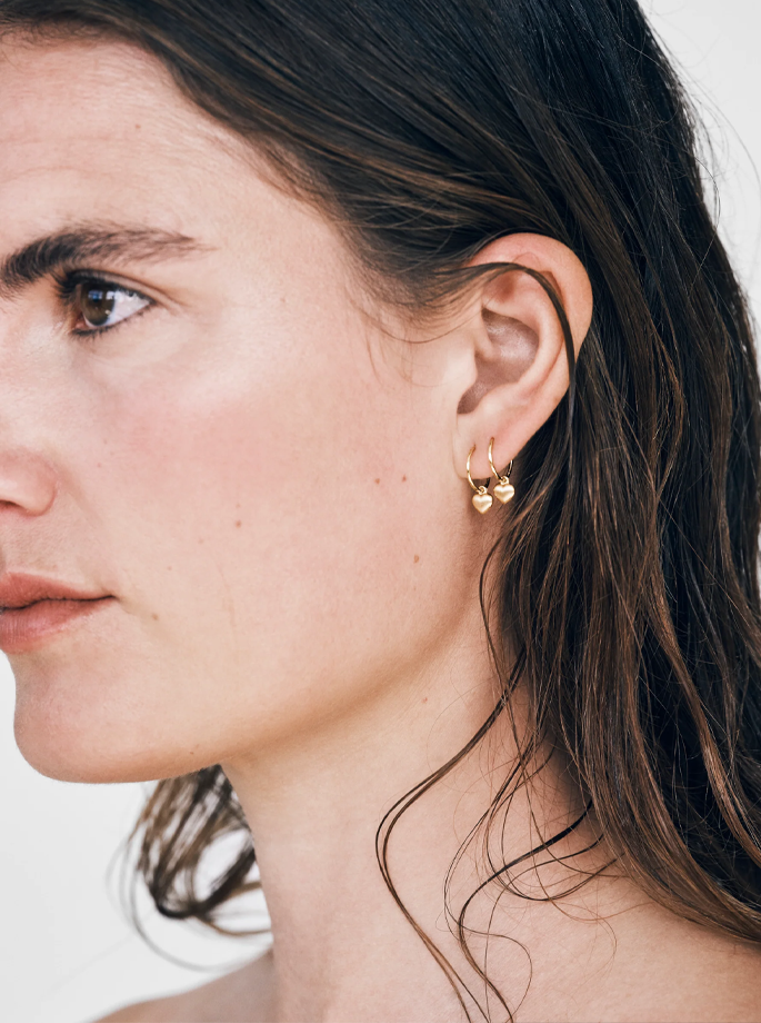 Trine Tuxen - Freja Hoop gold-plated sterling silver