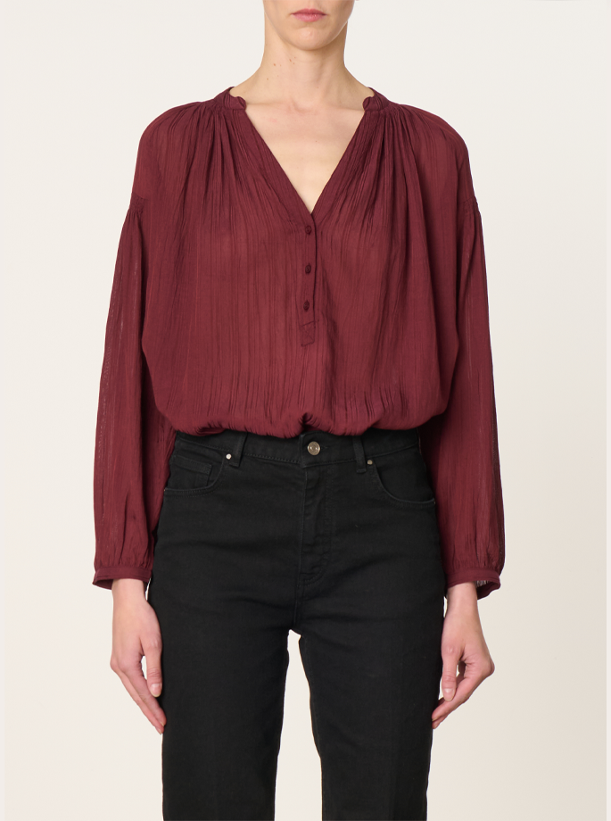 Vanessa Bruno - Nipoa Blouse Bordeaux