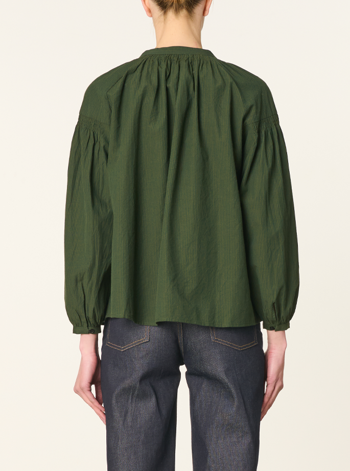 Vanessa Bruno - Nipoa Blouse Verte Fonce