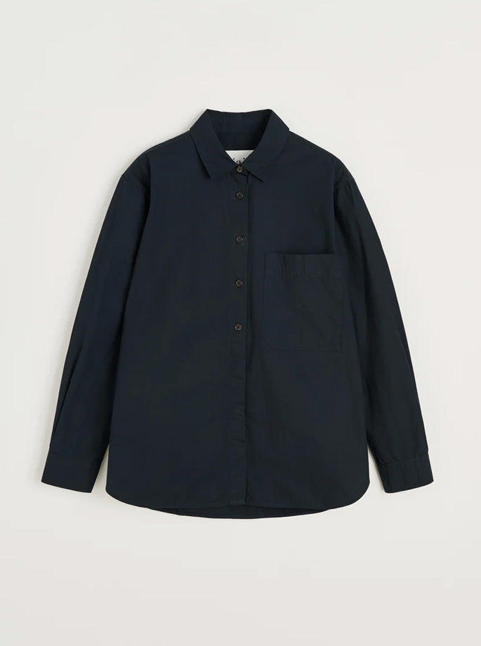 Aiayu - Lynette Shirt Fine Wool Dark Grey