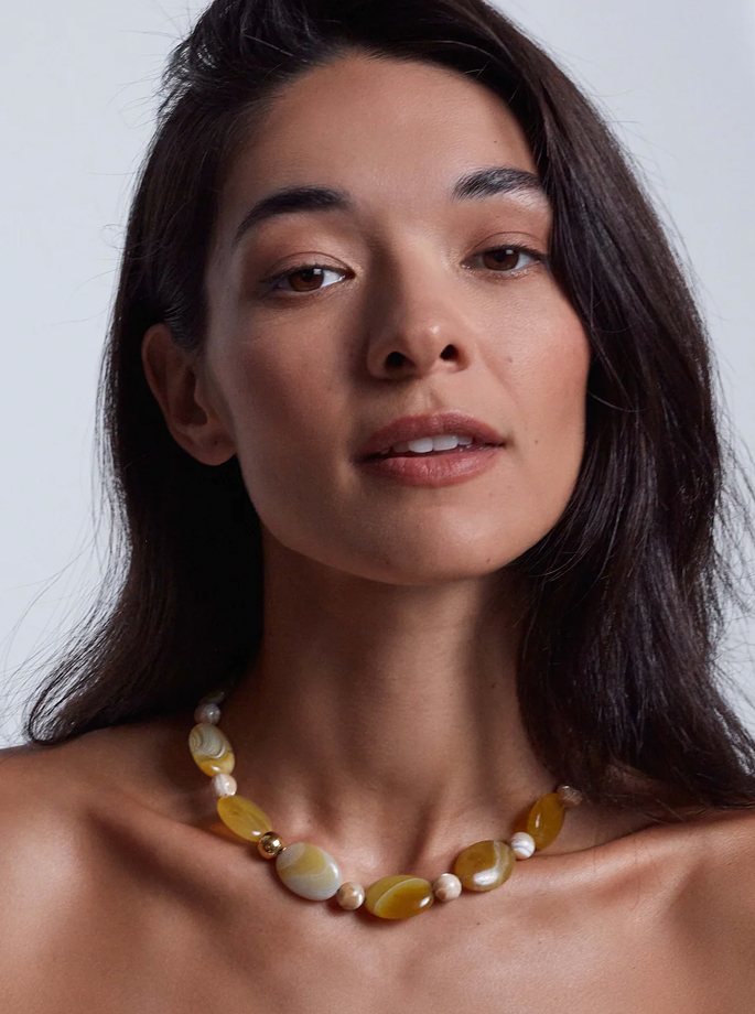 Anni Lu - Desert Dreamer Necklace Butterscotch