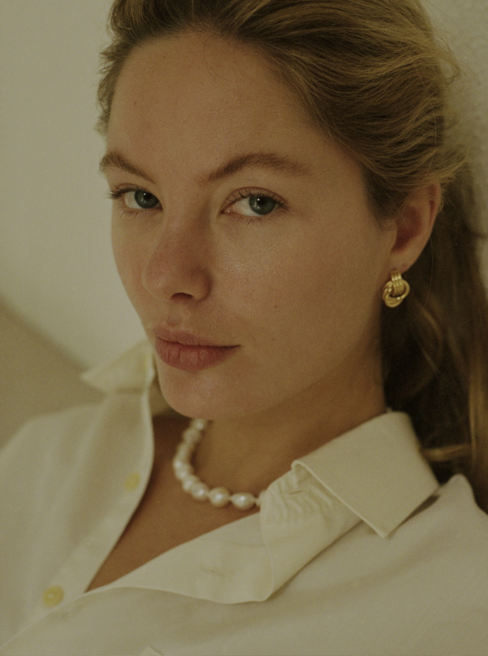 Anni Lu - Triplet Gold Earrings