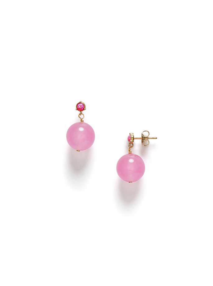 Anni Lu - Ball Earring pink bubble