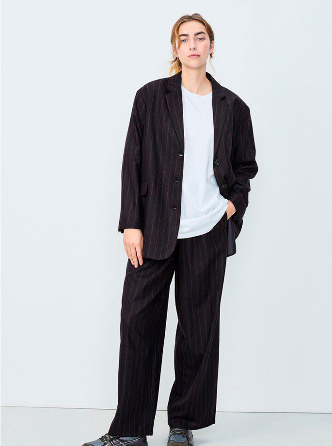 American Vintage - Dirow Blazer Rayures Marine