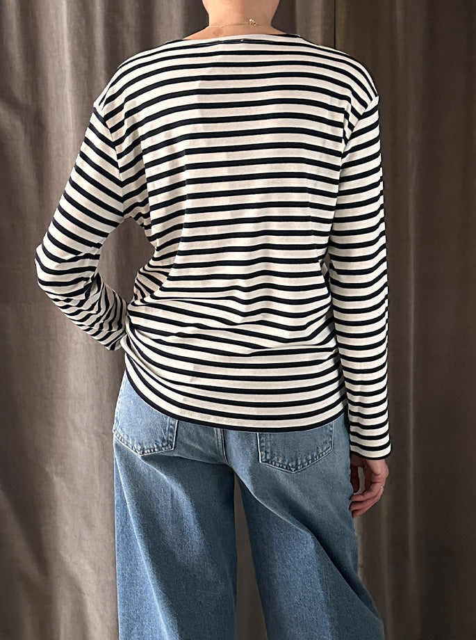 Closed - Basic Long Sleeve Blouse Dark Night