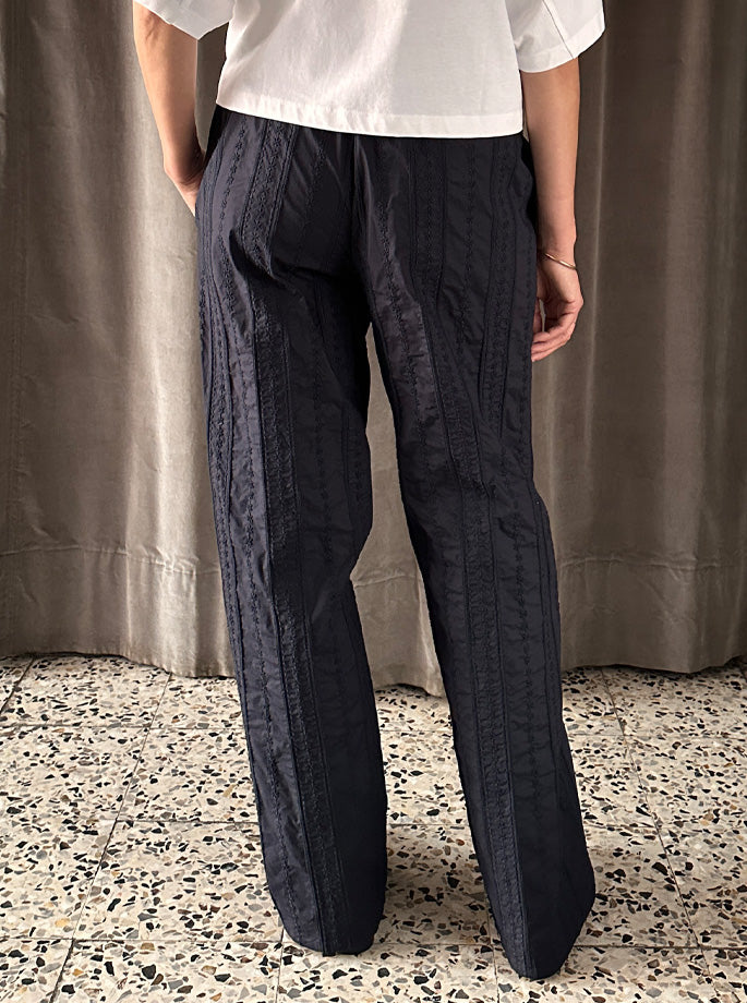 Forte Forte - My Pants 14841 Les Fleurs Midnight