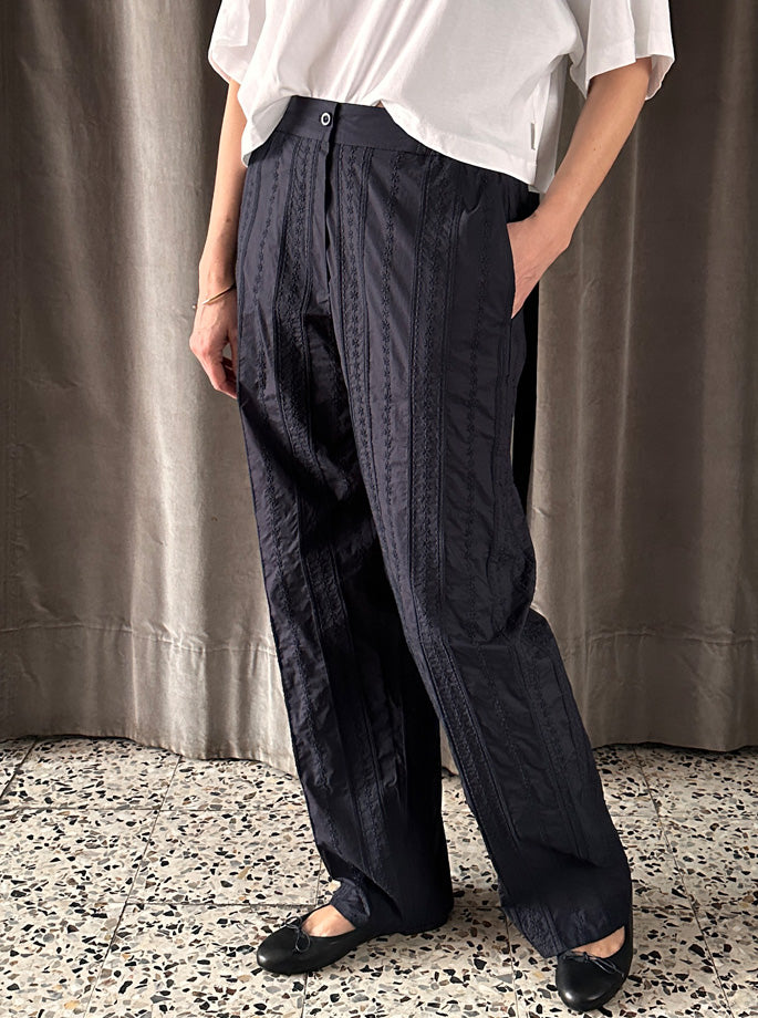 Forte Forte - My Pants 14841 Les Fleurs Midnight