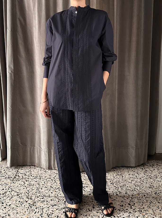 Forte Forte - My Pants 14841 Les Fleurs Midnight