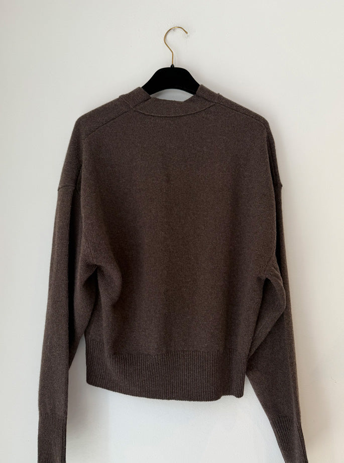 Grifoni - Striktrøje taupe