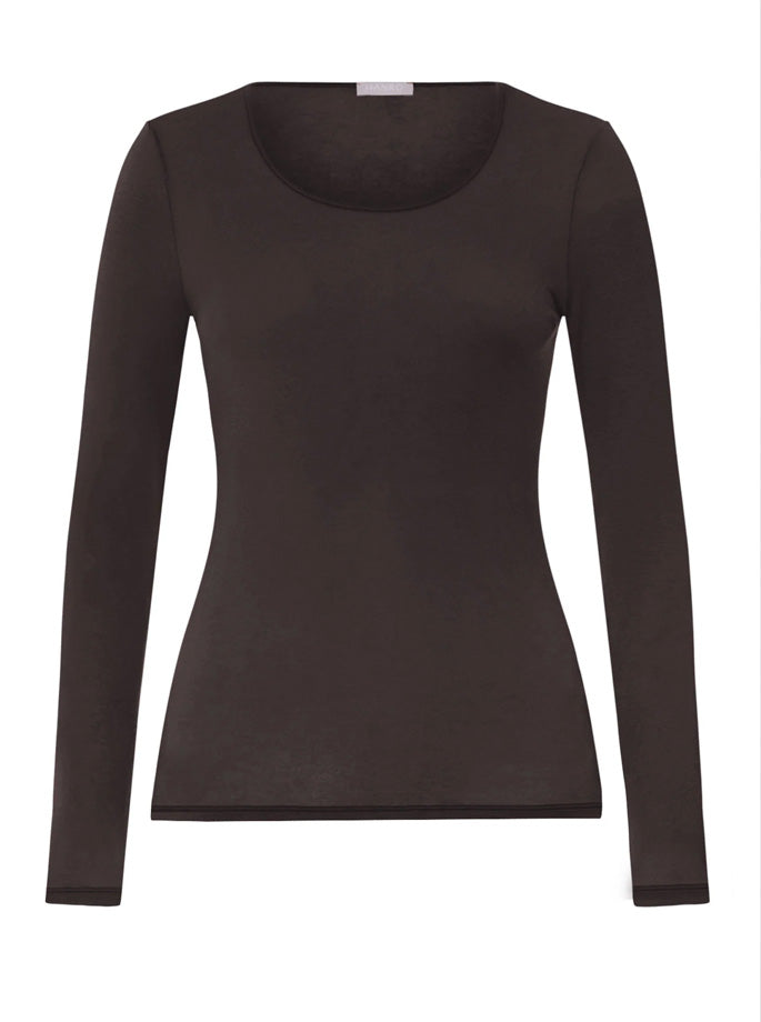 Hanro - Blouse Silk/Wool Black